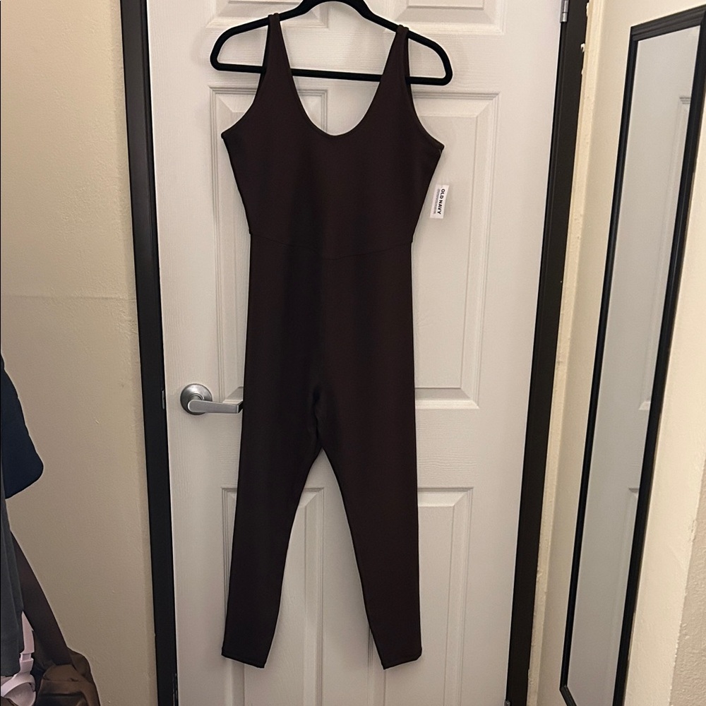 NWT Old Navy Brown Jumpsuit